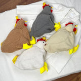 Cartoon Hen Plush Shoulder Crossbody Messenger Bag