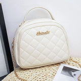 PU Leather Handbags Wild Rhombus Women's Shoulder Bag