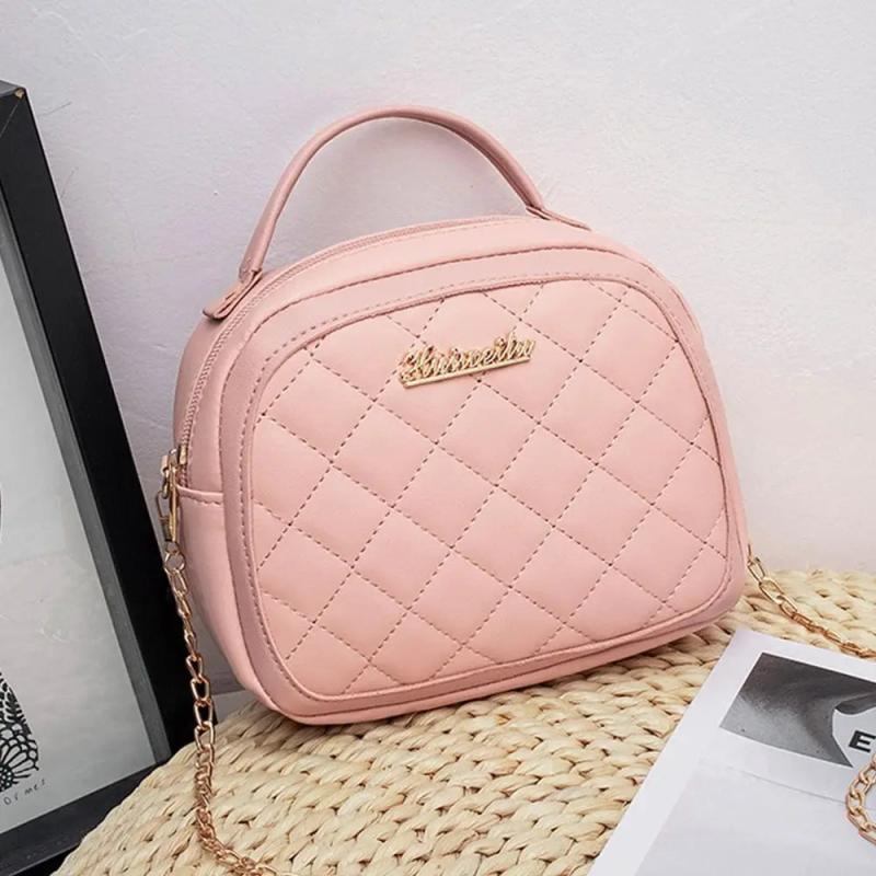 PU Leather Handbags Wild Rhombus Women's Shoulder Bag