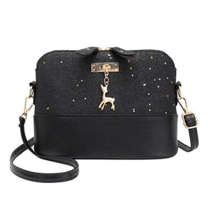 Sequins Tote Bags PU Leather Shell Clutch Bags