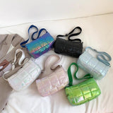 Winter Quilted Check Crossbody Bag Female Tote Bag