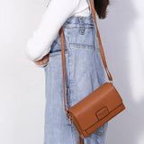 Women Handbag Large Capacity Shoulder Bag Hasp Zipper Purse Phone Long Wallet
