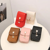 Spring Cross-body Phone Shoulder Bag Pearl Tassel Cover-style Female Bag