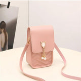 Mini Cross-body Shoulder Bag with Tassel Cover
