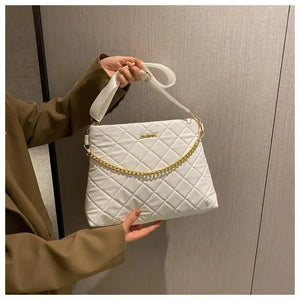 Lingge Women Shoulder Bags Chain Crossbody Handbags Large-capacity Bags