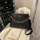 Lingge Women Shoulder Bags Chain Crossbody Handbags Large-capacity Bags