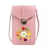 Food Series Touch Screen Phone Bag Wallets Shoulder Bags
