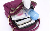 Nylon Waterproof Crossbody Handbag Mini Cell Phone Messenger Shoulder Bag