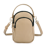 Nylon Waterproof Crossbody Handbag Mini Cell Phone Messenger Shoulder Bag