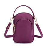 Nylon Waterproof Crossbody Handbag Mini Cell Phone Messenger Shoulder Bag