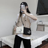Reflective Butterfly Crossbody Bag Small Shoulder Handbag