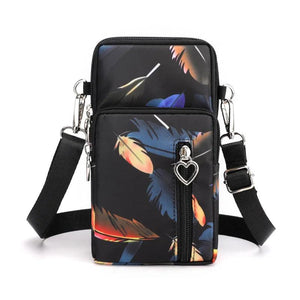 Canvas Handbag Mobile Phone Bag Women's Messenger Bag All-match Mini Small Cross