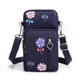 Canvas Handbag Mobile Phone Bag Women's Messenger Bag All-match Mini Small Cross