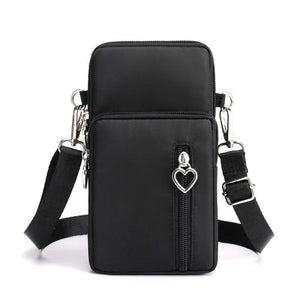 Canvas Handbag Mobile Phone Bag Women's Messenger Bag All-match Mini Small Cross