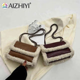 Vintage Street Satchel Faux Suede Messenger Bag for Lady