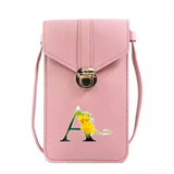 Flower Series Crossbody Pack Touch Screen Mobile Phone Storage Bag
