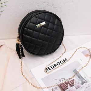Embroidered Small Round Bag Ladies All-match Women's Handbag