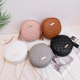 Embroidered Small Round Bag Ladies All-match Women's Handbag