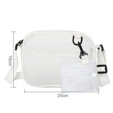 Casual Women PVC Jelly Crossbody Mini Bag Girls Shoulder Handbags