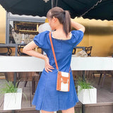 Women Small Personality Stitching Small Square Bag Cross-border Foreign Trade Mo