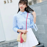 Tassel Crossbody Bucket Bag for Women