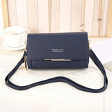 Cloth Pattern Turn Lock Mini Messenger Bag Square Bags