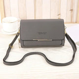 Cloth Pattern Turn Lock Mini Messenger Bag Square Bags