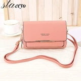 Cloth Pattern Turn Lock Mini Messenger Bag Square Bags