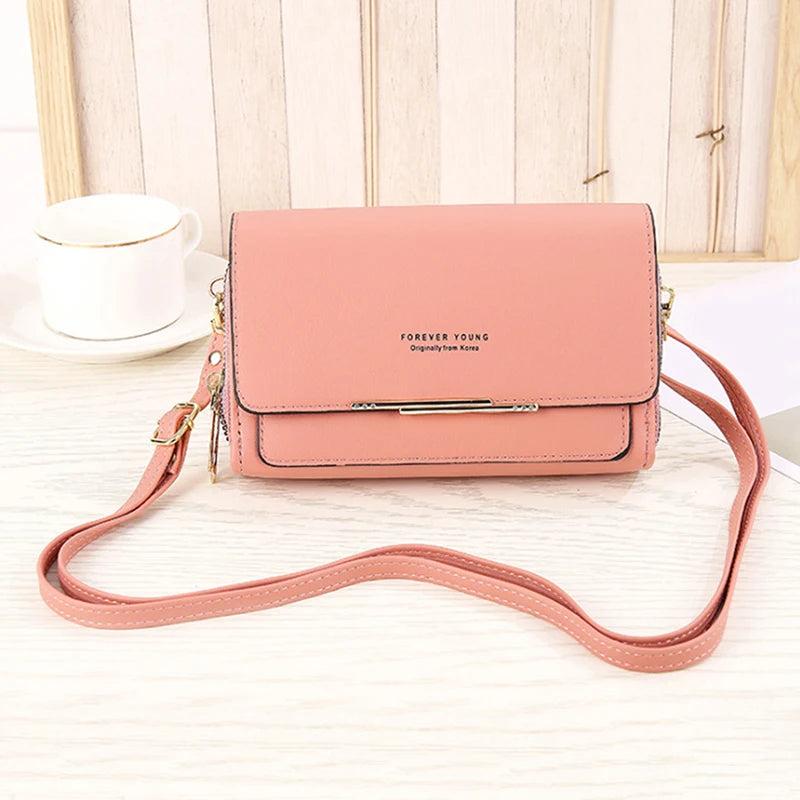 Cloth Pattern Turn Lock Mini Messenger Bag Square Bags