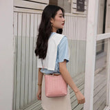 Crocodile Pu Leather Women Messenger Bag Crossbody Shoulder Handbag