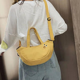 Banana Canvas Shoulder Bag Casual Handbag M