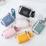 Women Small Canvas Messenger Bag Ladies Crossbody Shoulder Tote Student Portable
