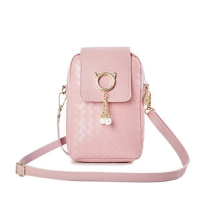 Stylish Mini Cross-body Shoulder Bag with Tassel Cover