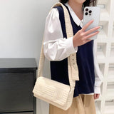 Women's Small Square Satchels Adjustable Strap Handbag