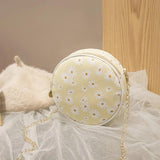 Mini Round Bag Student Shoulder Wallet Handbag