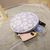 Mini Round Bag Student Shoulder Wallet Handbag
