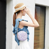 Mini Round Bag Student Shoulder Wallet Handbag