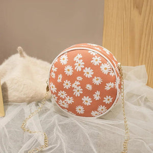 Mini Round Bag Student Shoulder Wallet Handbag