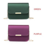 Women Shoulder Bag Small Beach Bag Chain PU Leather Handbag