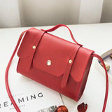 Small Soft Crossbody Bag for Women PU Leather Handbag Hasp Girl Bag
