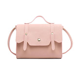 Small Soft Crossbody Bag for Women PU Leather Handbag Hasp Girl Bag
