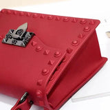 Vintage Rivet Messenger Bag Solid Shoulder Bolsos