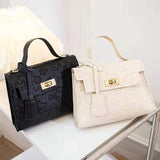 Women Slim Chain Leather Crossbody Bags Casual Solid Shoulder Bags