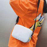 Canvas Shoulder Bag Zipper Messenger Sac Main Femme