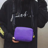 Canvas Shoulder Bag Zipper Messenger Sac Main Femme