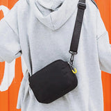 Canvas Shoulder Bag Zipper Messenger Sac Main Femme