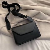 Flap Crossbody Bag Small Square Clutch Casual Shoulder Messenger Handbag