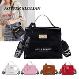 Women Crossbody Shoulder Bag Leather Kelly Small Square Bag