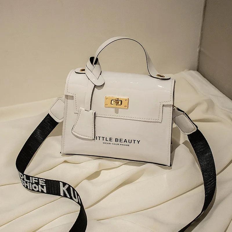 Women Crossbody Shoulder Bag Leather Kelly Small Square Bag