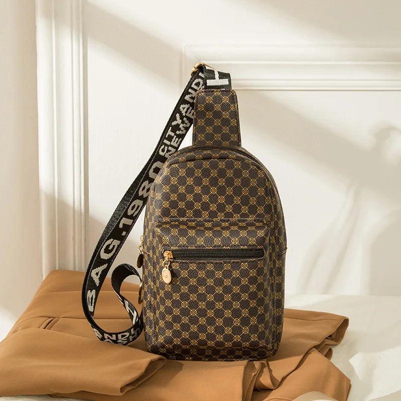Women Chest Bag Leisure Sports Travel Shoulder Messenger Crossbody Bag